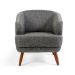 Conjunto com 2 Poltronas Betânia Cinza Escuro