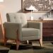 Conjunto com 2 Poltronas Brooklin Linho Areia