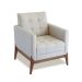 Conjunto com 2 Poltronas Brooks Areia