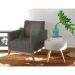 Conjunto com 2 Poltronas Brooks Cinza