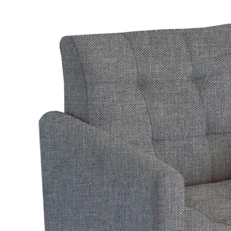 Conjunto com 2 Poltronas Brooks Cinza