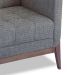 Conjunto com 2 Poltronas Brooks Cinza