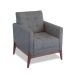 Conjunto com 2 Poltronas Brooks Cinza