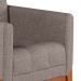 Conjunto com 2 Poltronas Brooks Linho Cinza e Amêndoa