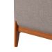 Conjunto com 2 Poltronas Brooks Linho Cinza e Amêndoa