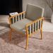 Conjunto com 2 Poltronas Chicago Linho Areia