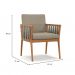Conjunto com 2 Poltronas Chicago Linho Areia