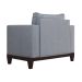 Conjunto com 2 Poltronas Davos Cinza