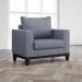 Conjunto com 2 Poltronas Davos Cinza
