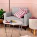 Conjunto com 2 Poltronas Davos Cru