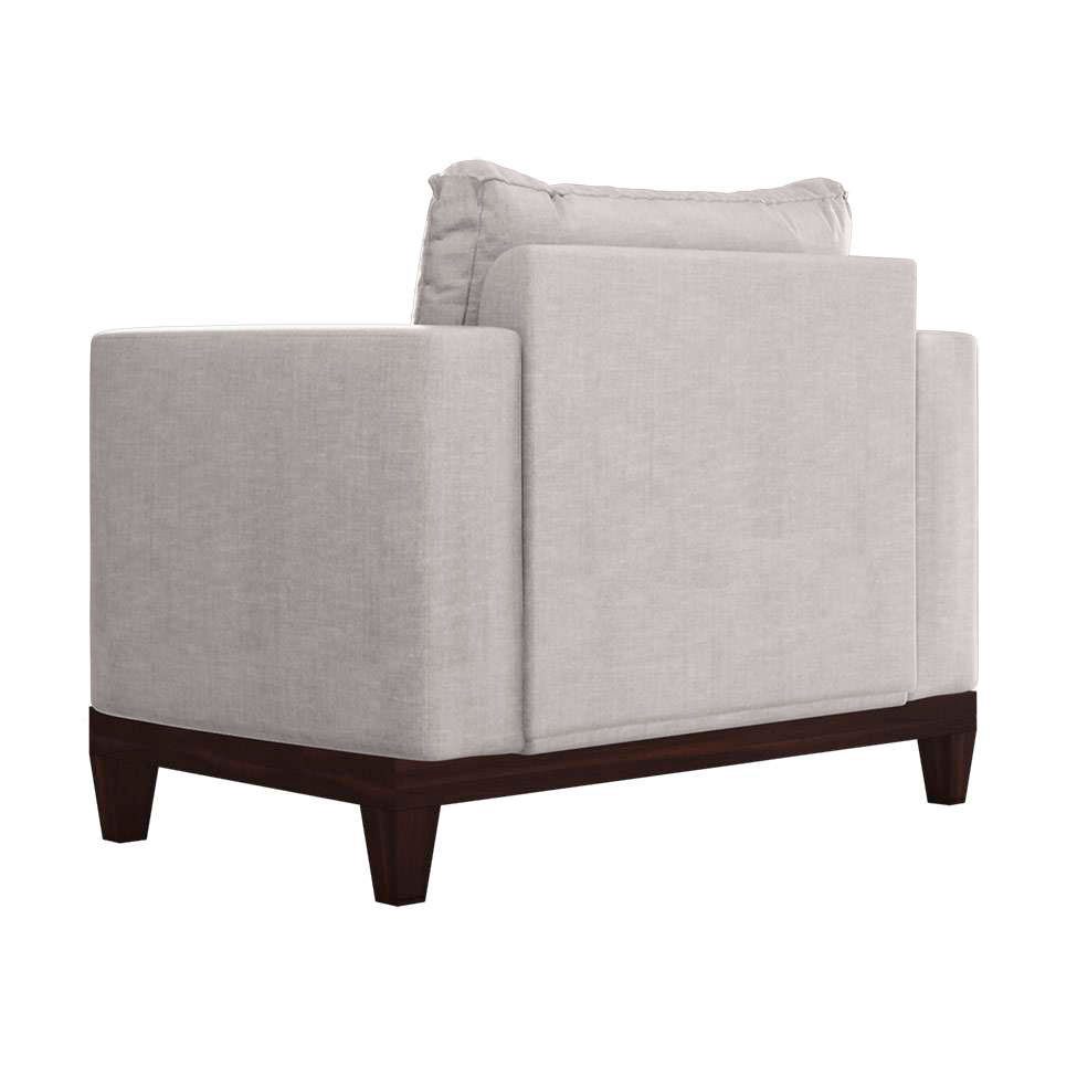Conjunto com 2 Poltronas Davos Cru