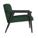 Conjunto com 2 Poltronas Flavia Algodão Verde e Preta