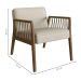 Conjunto com 2 Poltronas Lara Bege e Nogueira