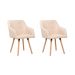 Conjunto com 2 Poltronas Lilian Bege