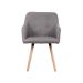 Conjunto com 2 Poltronas Lilian Cinza Claro