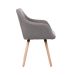 Conjunto com 2 Poltronas Lilian Cinza Claro