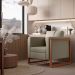 Conjunto com 2 Poltronas Lin Linho Areia