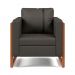 Conjunto com 2 Poltronas Lin Linho Cinza