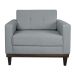 Conjunto com 2 Poltronas Living Cinza