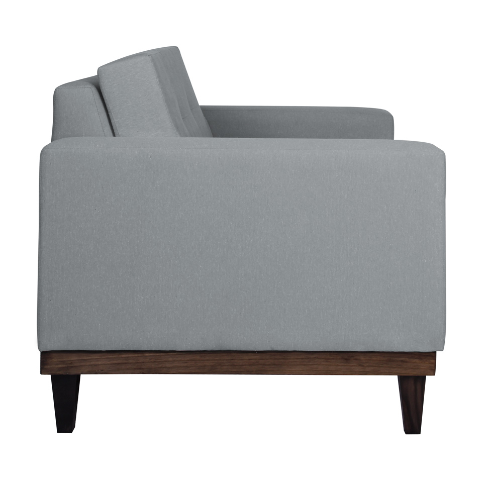 Conjunto com 2 Poltronas Living Cinza