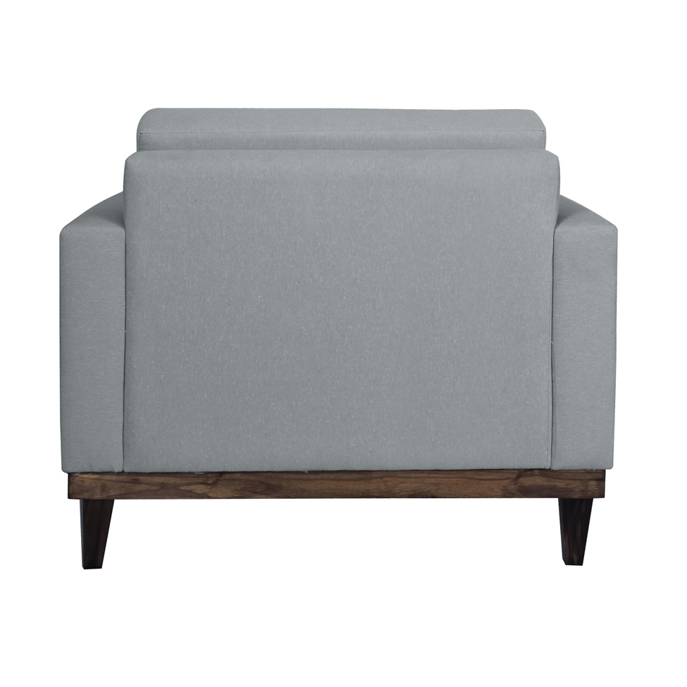 Conjunto com 2 Poltronas Living Cinza