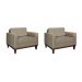 Conjunto com 2 Poltronas Living I Bege