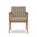 Conjunto com 2 Poltronas Miami Linho Areia