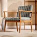 Conjunto com 2 Poltronas Miami Linho Cimento