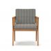 Conjunto com 2 Poltronas Miami Linho Cimento