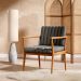 Conjunto com 2 Poltronas Miami Linho Cinza