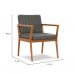 Conjunto com 2 Poltronas Miami Linho Cinza
