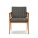 Conjunto com 2 Poltronas Miami Linho Cinza