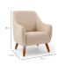 Conjunto com 2 Poltronas Paloma Linho Bege