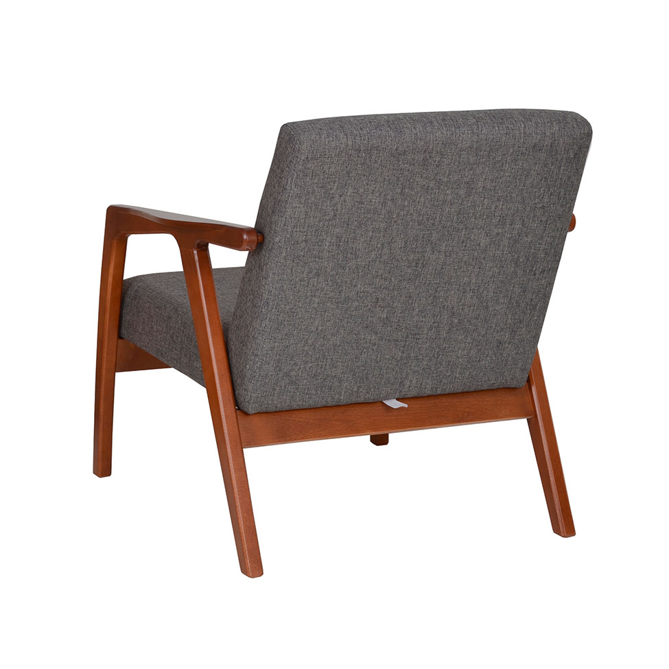 Conjunto com 2 Poltronas Tosar Amêndoa e Grafite