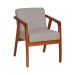 Conjunto com 2 Poltronas Tosar I Amêndoa e Lyz Cinza