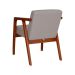 Conjunto com 2 Poltronas Tosar I Amêndoa e Lyz Cinza