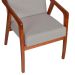 Conjunto com 2 Poltronas Tosar I Amêndoa e Lyz Cinza