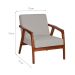 Conjunto com 2 Poltronas Tosar II Amêndoa e Lyz Cinza