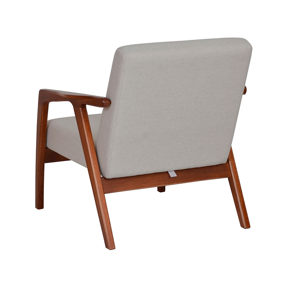 Conjunto com 2 Poltronas Tosar II Amêndoa e Lyz Cinza