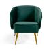 Conjunto com 2 Poltronas Wind com Pé Palito Verde