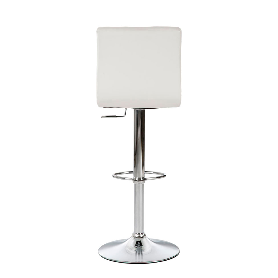Conjunto com 3 Banquetas Giratórias Fitz Branco