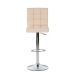 Conjunto com 3 Banquetas Giratórias Fitz Creme