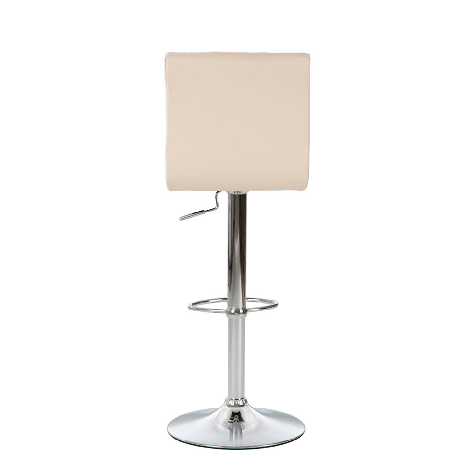 Conjunto com 3 Banquetas Giratórias Fitz Creme