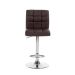 Conjunto com 3 Banquetas Giratórias Fitz Marrom Escuro