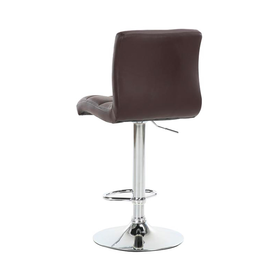 Conjunto com 3 Banquetas Giratórias Fitz Marrom Escuro