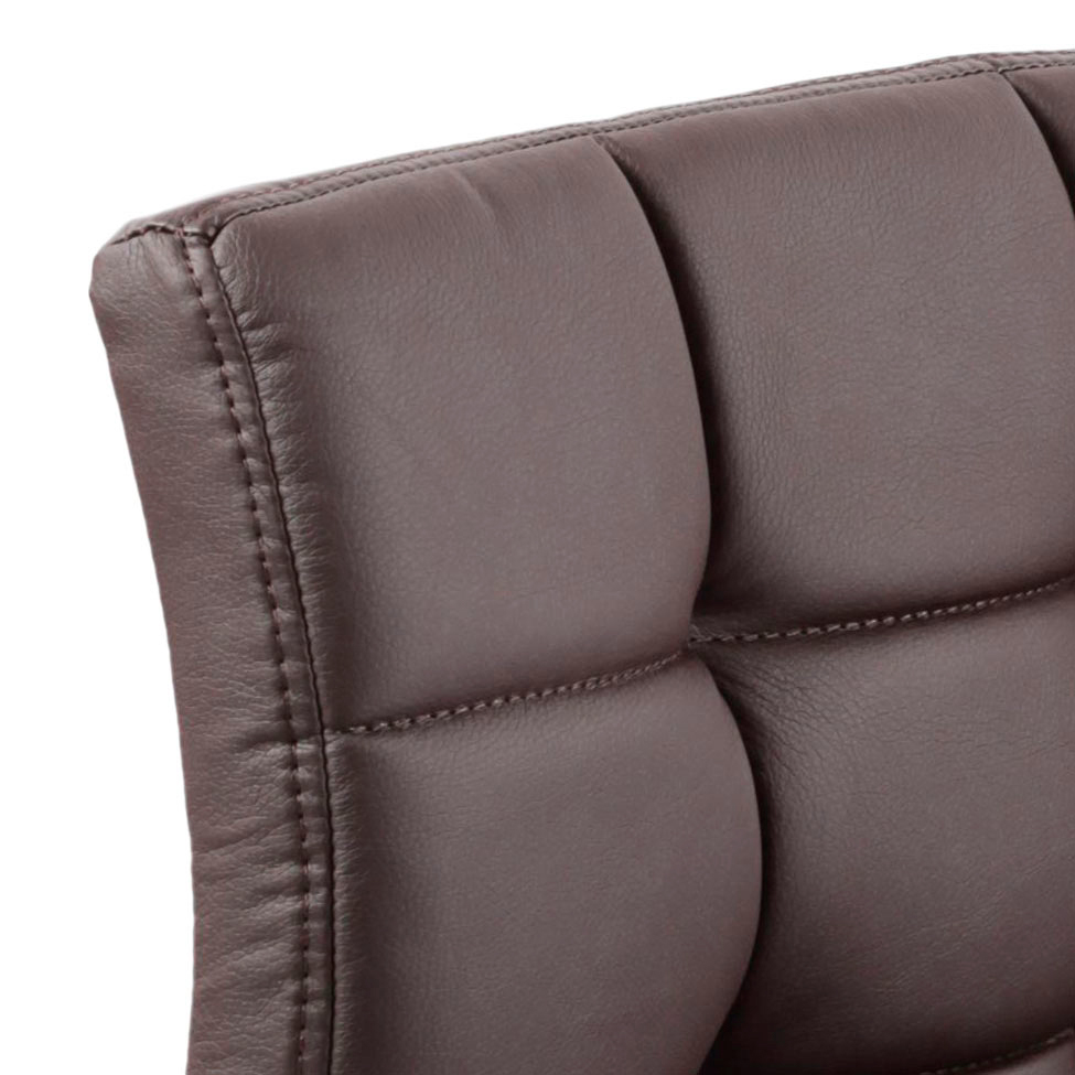 Conjunto com 3 Banquetas Giratórias Fitz Marrom Escuro