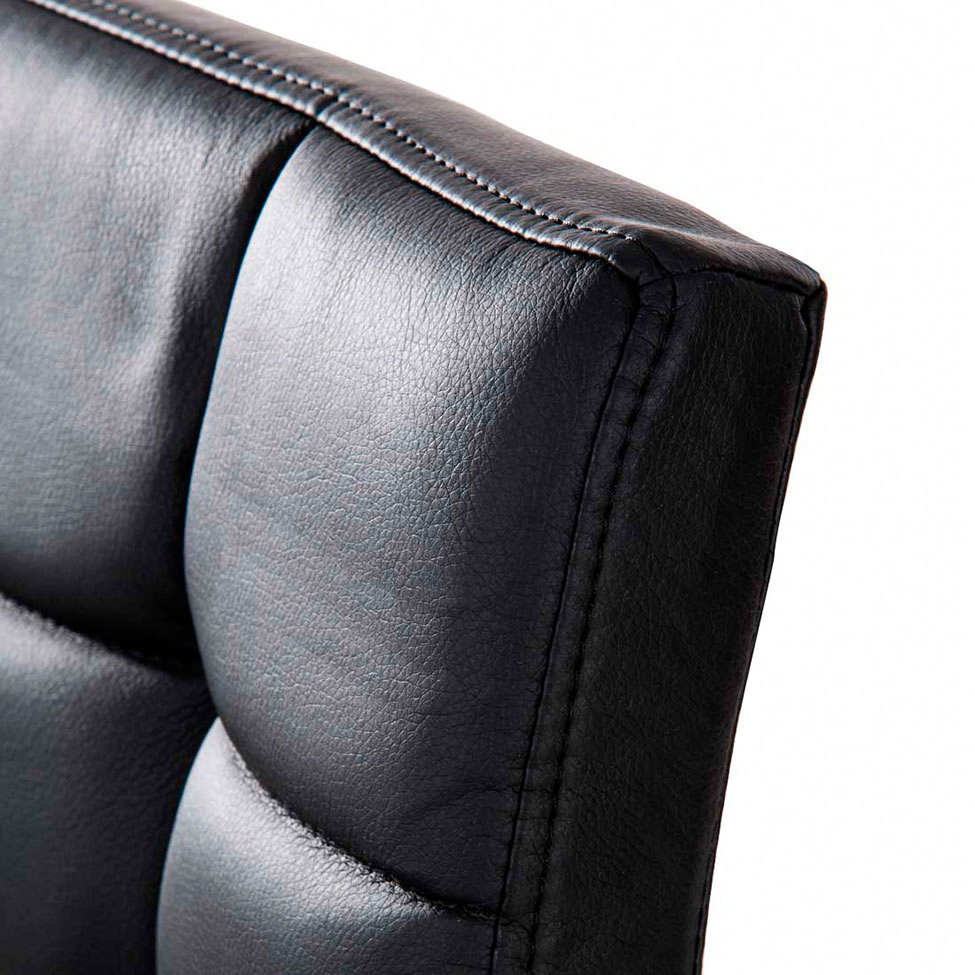 Conjunto com 3 Banquetas Giratórias Fitz Preto