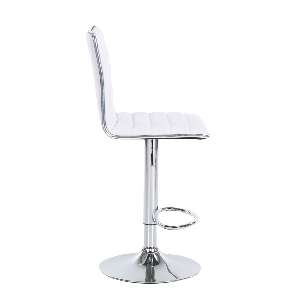 Conjunto com 3 Banquetas Giratórias Marilyn Branco