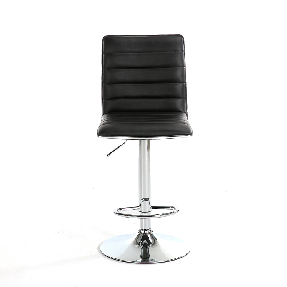 Conjunto com 3 Banquetas Giratórias Marilyn Preto
