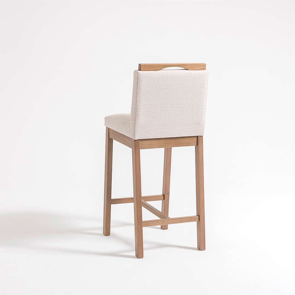 Conjunto com 4 Banquetas Dani Nogueira e Bege